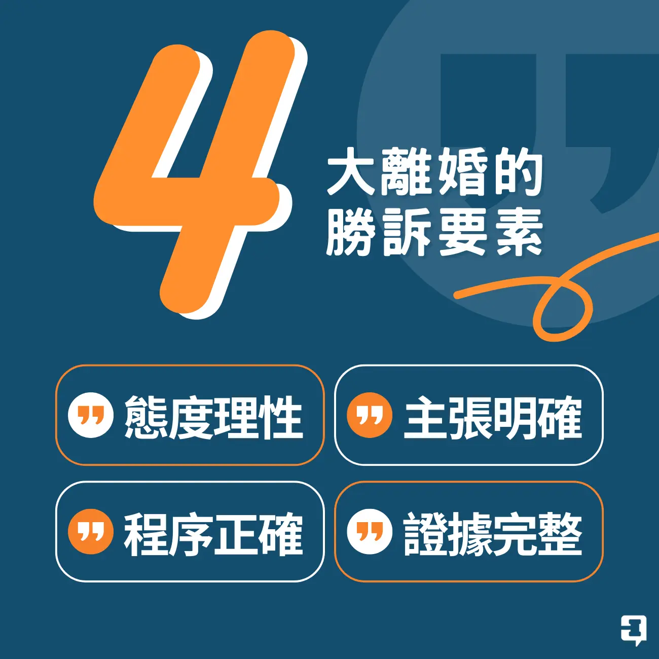 勝訴的關鍵要素